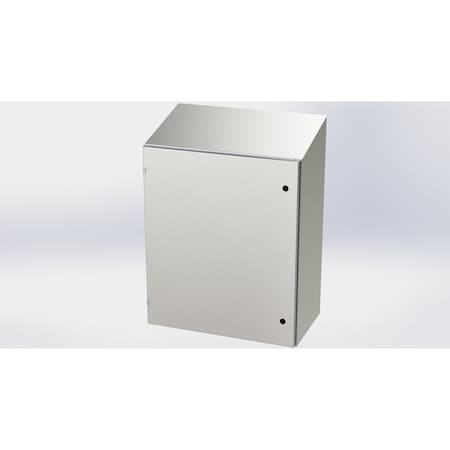 Saginaw Control & Engineering 1/4 Turn Latch Electrical Enclosures, 36 in H, 16 in D, 30 in W, NEMA 3R, 4, 4X, 12, 13 SCE-36EL3016SSST